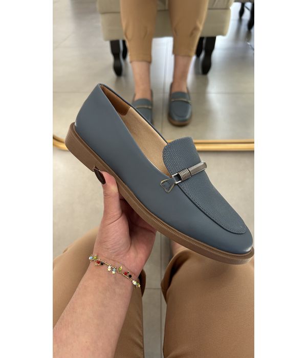 Loafer Agatha Azul Petróleo