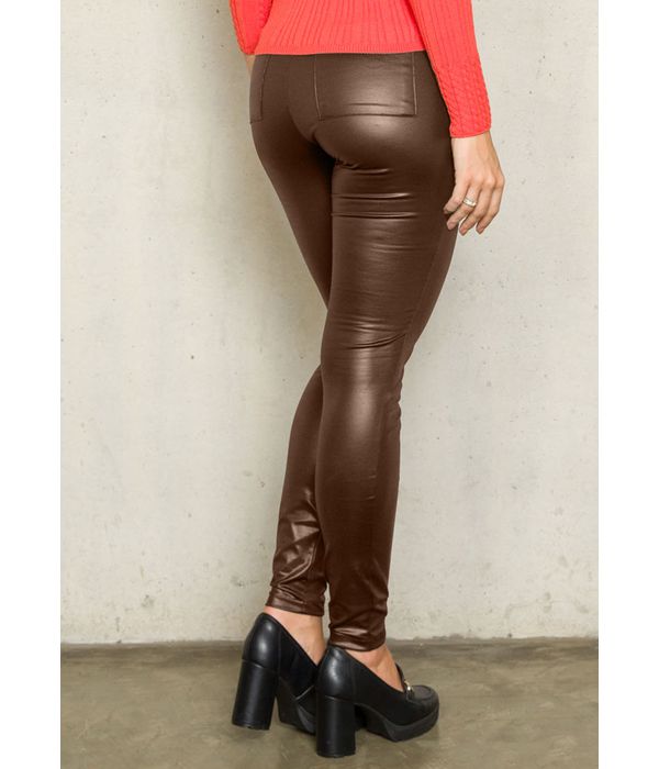 Calça cirre preta com bolso sales
