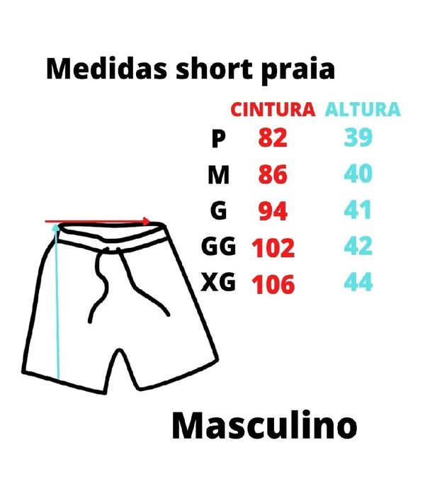 Short Bermuda Tactel Masculina Brasil Com Bolsos Mauricinho Moda