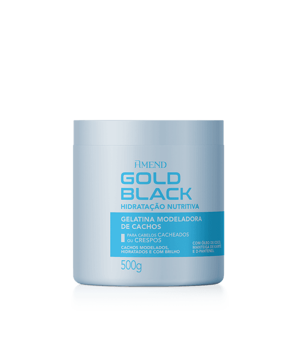 Amend Gold Black Gelatina Modeladora de Cachos 