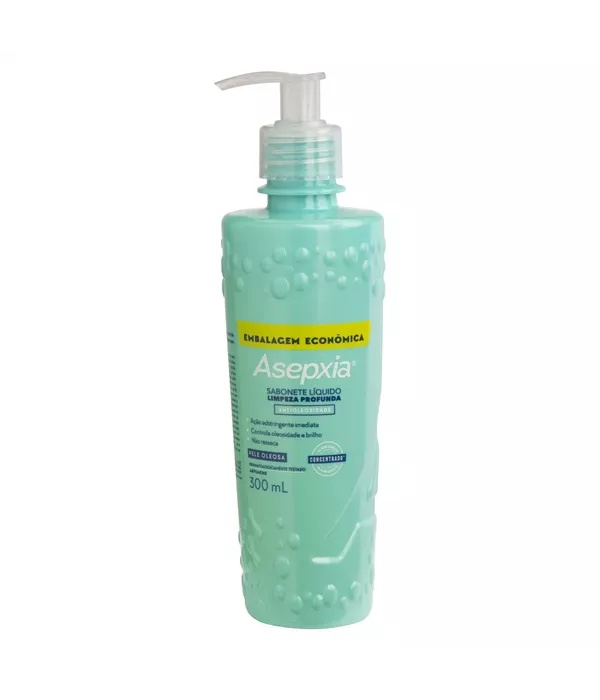  Asepxia Sabonete Líquido Limpeza Profunda com 300ml