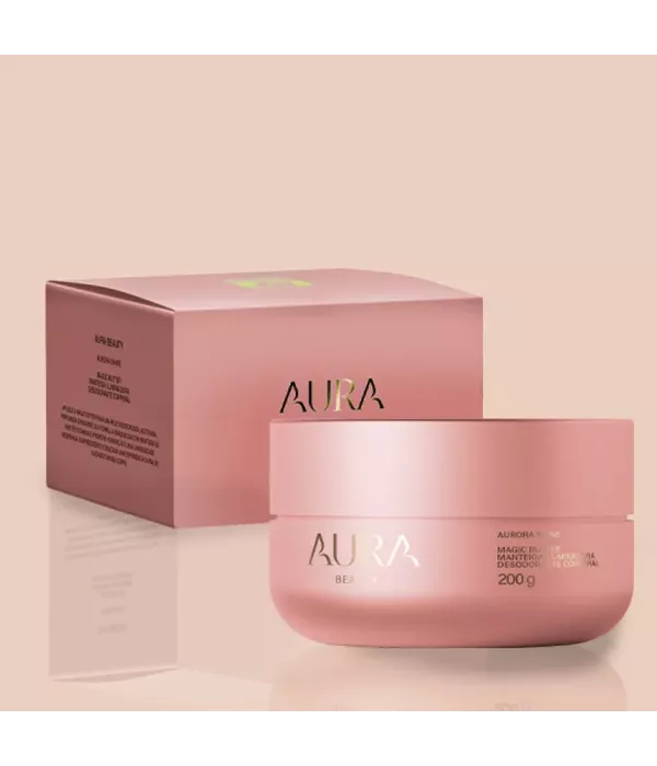Aura Beauty Manteiga Iluminadora Desodorante Corporal 200g Aurora Shine 