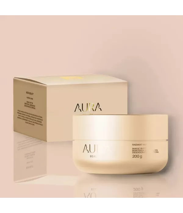Aura Beauty Manteiga Iluminadora Desodorante Corporal 200g Radiant Hera 