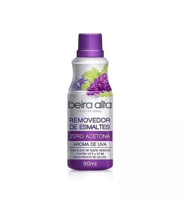 Beira Alta Removedor Zero Acetona Aroma de Uva 90ml