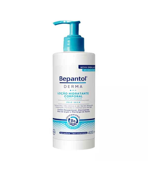 Bepantol Derma Loção Corporal Hidratante Restaurador 400ml