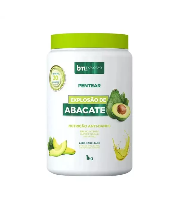  Beleza Natural Creme de Pentear Explosão de Abacate 1kg
