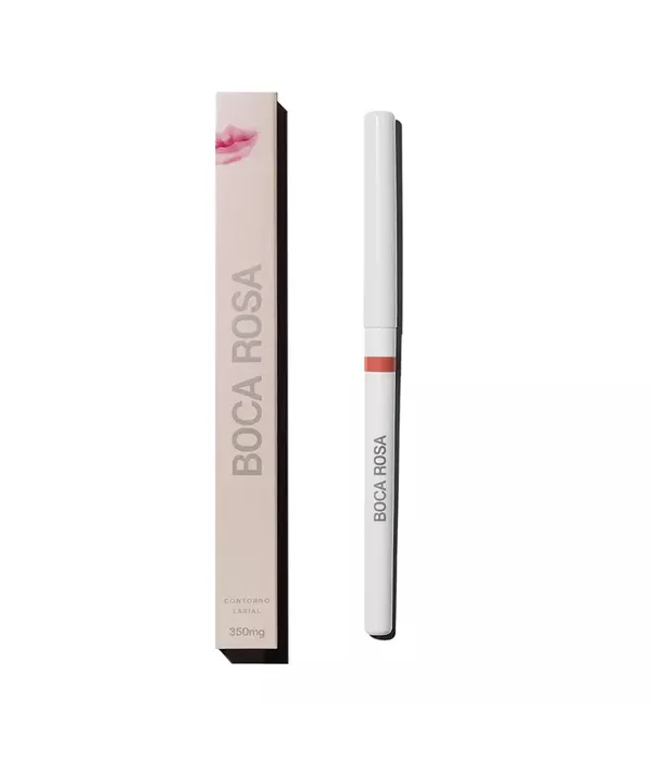 Boca Rosa Contorno Labial Efeito Matte 350mg Amêndoa Instenso