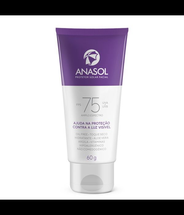 Anasol Protetor Solar Facial FPS 75 60g