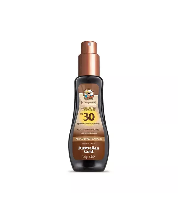Protetor Solar FPS30 Spray Gel Instant Bronzer 125g