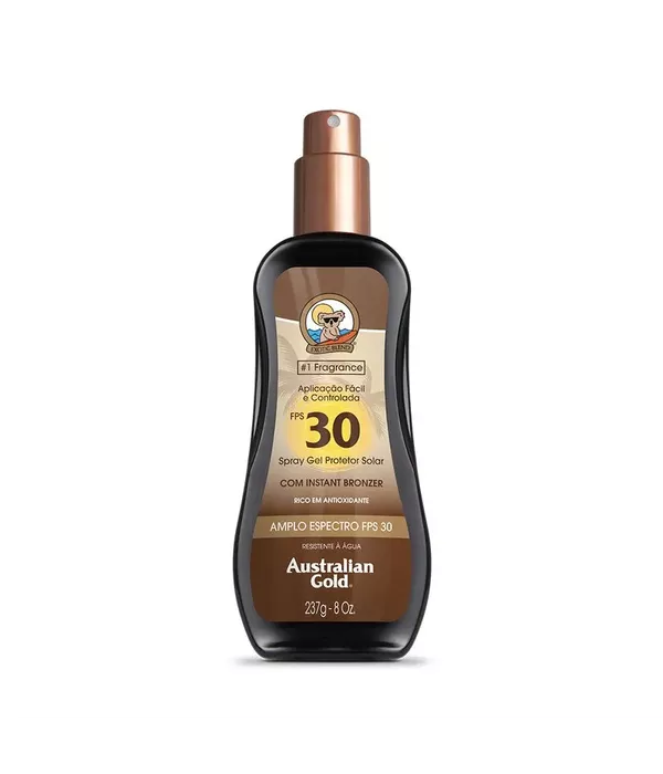 Protetor Solar FPS30 Spray Gel Instant Bronzer 237g