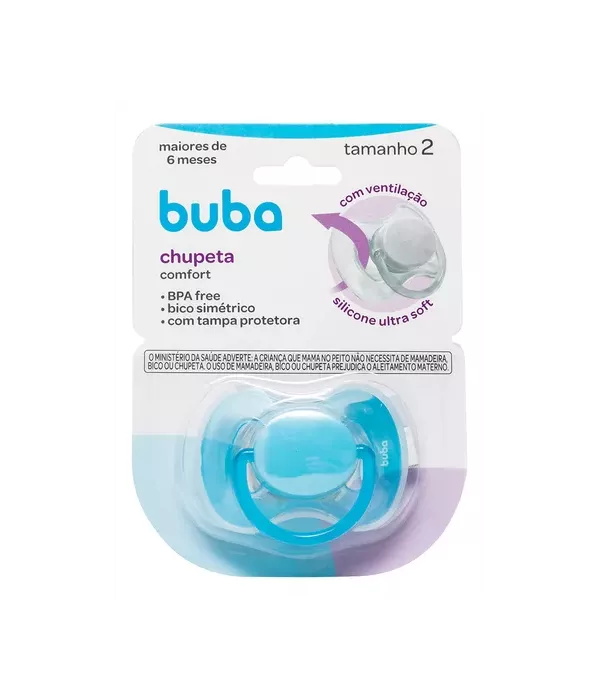 Chupeta Comfort Tamanho 2 ( maiores de 6 meses) azul