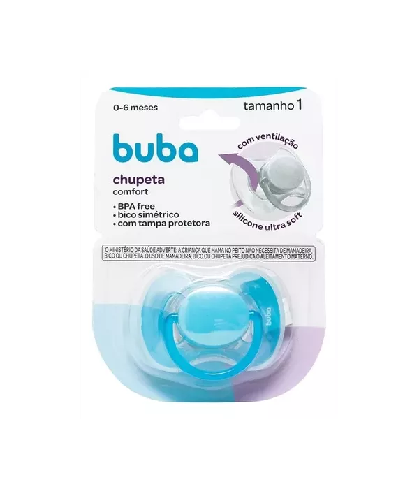 Chupeta Comfort Tamanho 1 ( 0 a 6 meses) azul