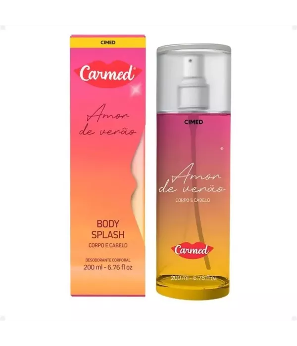 Body Splash Carmed Amor de Verão Corpo e Cabelo 200ml