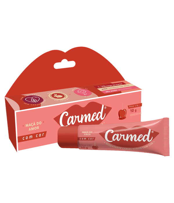 Carmed Maçã do Amor com cor 10g