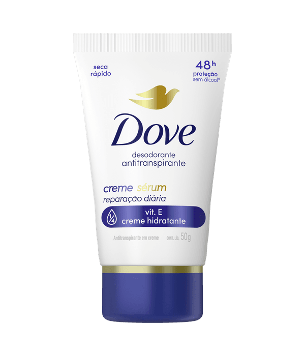 Desodorante Antitranspirante creme Sérum Vit.E Creme Hidratante reparação diária 50g