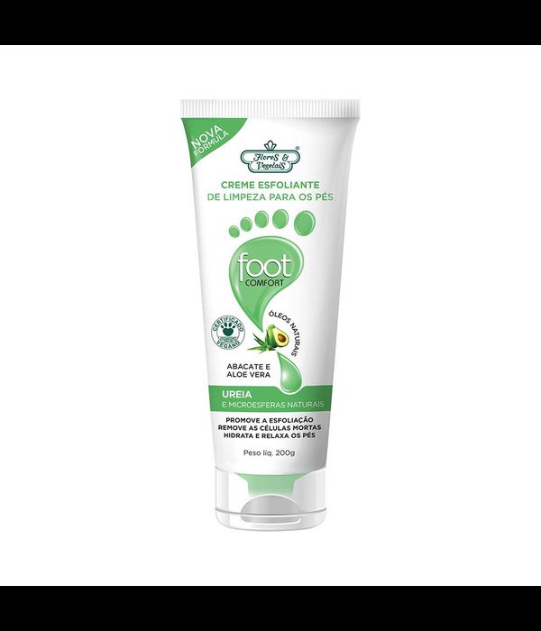Creme Desodorante Esfoliante para os pés Abacate e Aloe Vera 200g