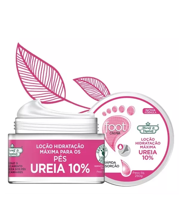 Loção Hidratante Máxima Desodorante para os Pés Ureia 10% 250g
