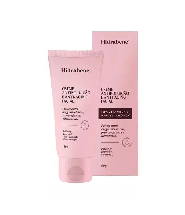 Creme Antipoluição e Anti-Aging Facial 60g