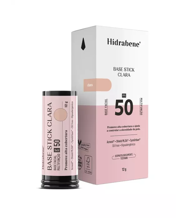 Hidrabene Protetor Solar Base Stick FPS50 Média 12g