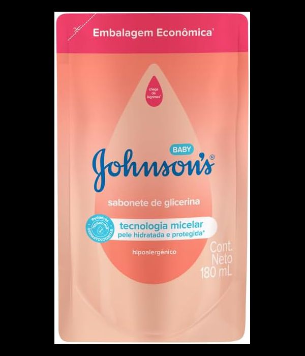 Sabonete de Glicerina Cabeça aos Pés Sachê 180ml