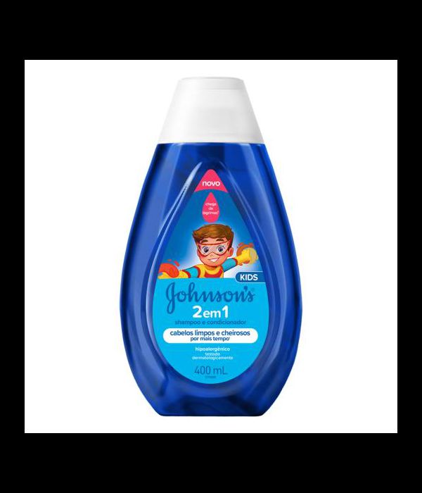 2 em 1 Shampoo e Condicionador Kids Cabelos Limpos e Cheirosos por Mais Tempo 400ml