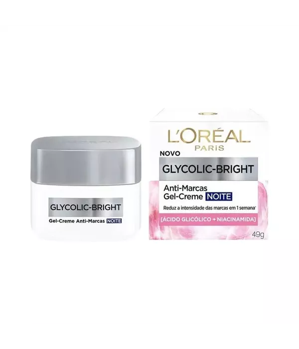 Gel-Creme Anti-Marcas Glycolic-Bright Noite 49g