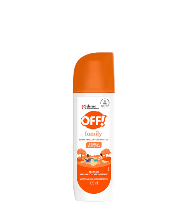 Spray Repelente de Insetos Family contém Aloe a Vera 170ml