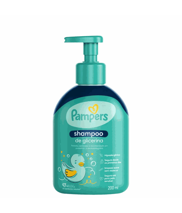 Pampers Shampoo de Glicerina 200ml