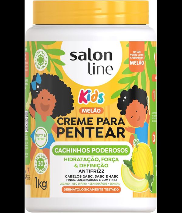 Creme para Pentear Kids Melão Cachinhos Poderosos 1kg