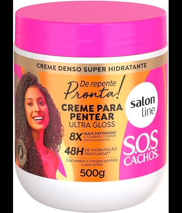 Creme para Pentear S.O.S CACHOS De Repente Pronta 500g