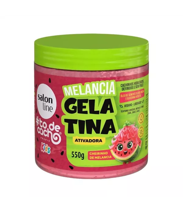 Gelatina Modeladora #Todecacho Kids Cheirinho de Melancia 550g