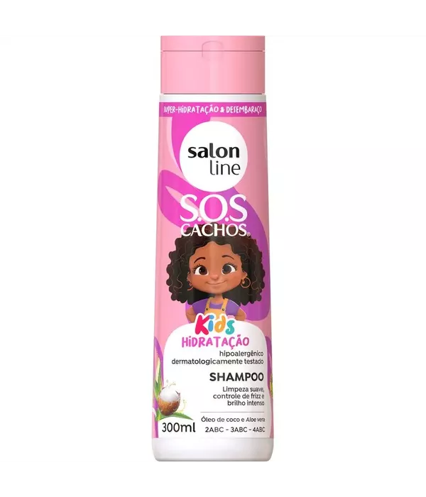 Shampoo S.O.S CACHOS Kids Hidratação 300ml