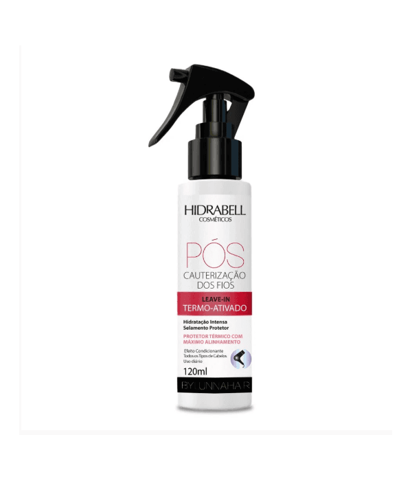 Hidrabell Cosméticos Pós Cauterização dos Fios Leave-in Termo-Ativado 120ml