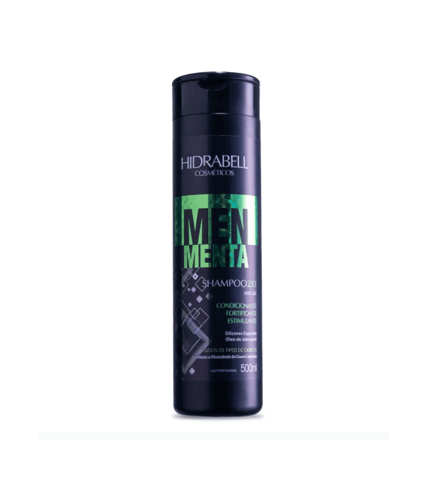 Hidrabell Cosméticos Shampoo 2x1 Men Menta 500ml