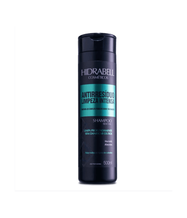Hidrabell Cosméticos Shampoo Antirresíduo Limpeza Intensa 500ml