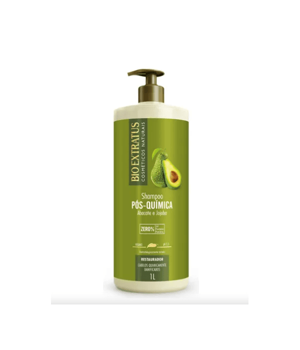 Bio Extratus Shampoo Pós Quimica 1L Abacate e Jojoba