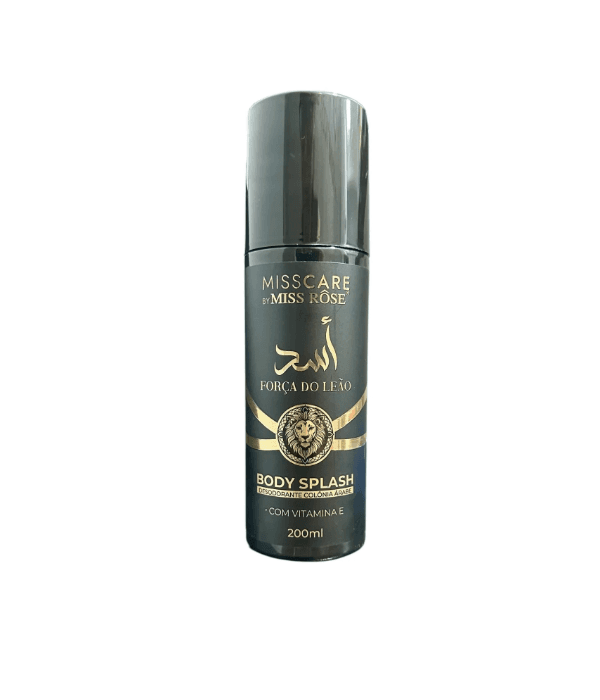 Body Splash Força do Leão Inspiração Árabe Asad Masculino Miss Rôse 200ml