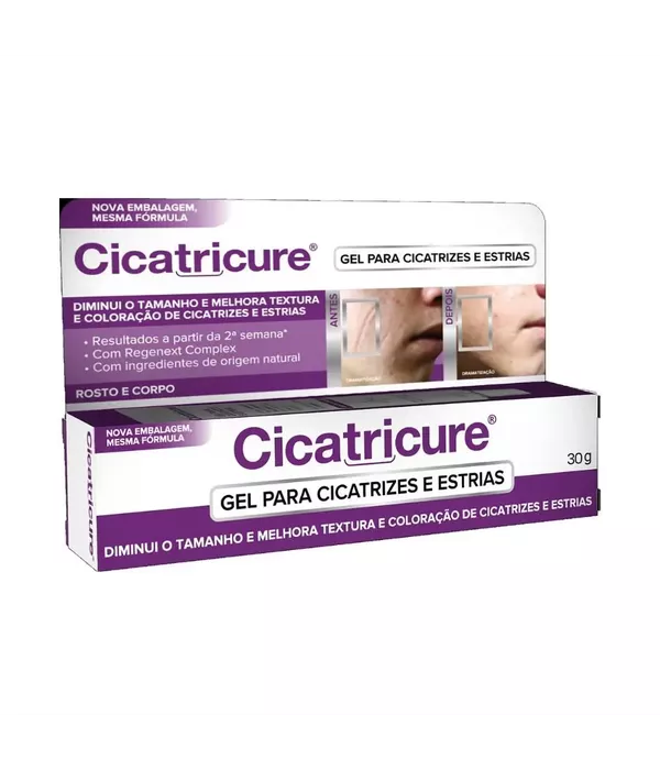 Cicatricure Gel para Cicatrizes e Estrias 30g
