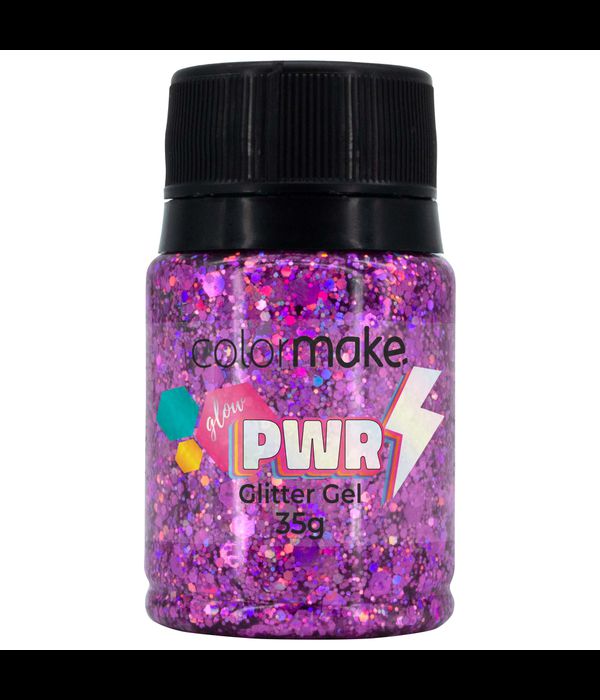 Color Make Glitter Gel PWR 35g Roxo
