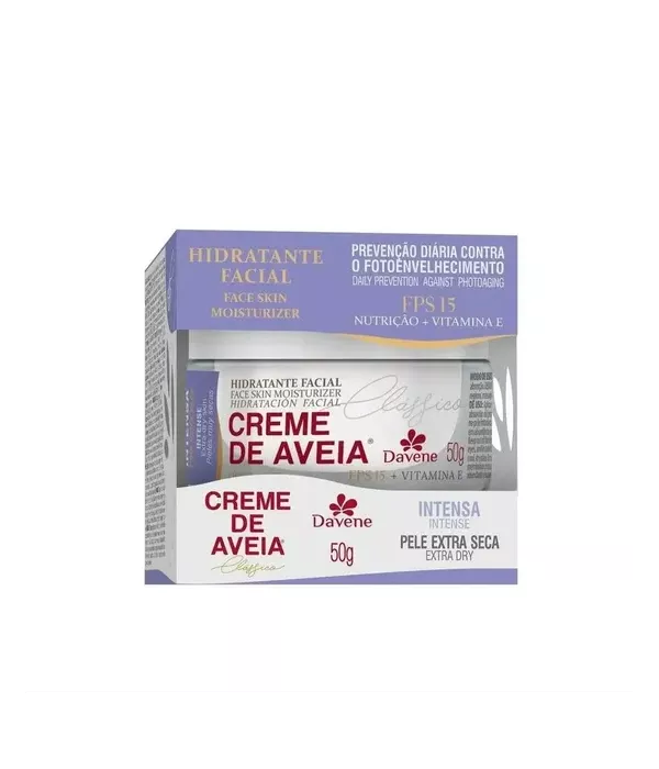 Davene Hidratante Facial Intensa FPS15 50g