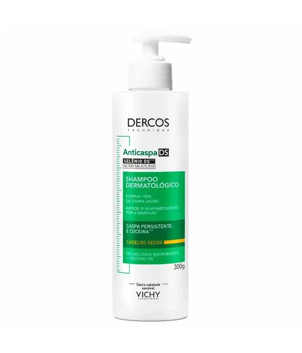 Vichy Dercos Shampoo Anticaspa DS - Cabelos Secos 300g
