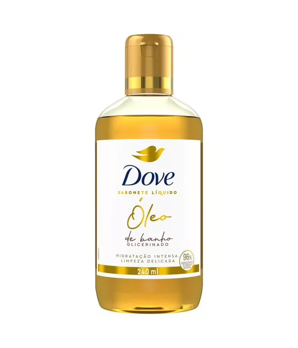 Dove Sabonete Líquido Óleo de Banho Glicerinado 240ml