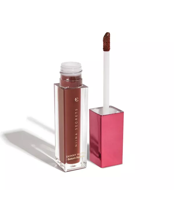 Niina Secrets Skinny Matte Batom Líquido 5ml Castanho Begonia