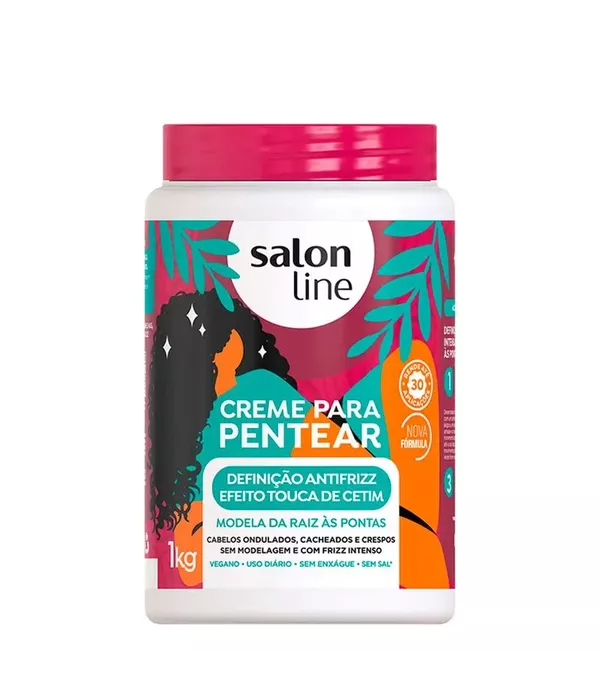Creme para pentear Definição antifrizz Efeito Touca de Cetim 1kg