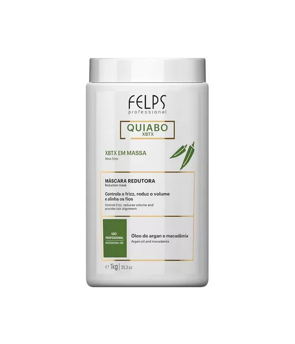 Felps Máscara Redutora Quiabo XBTX em Massa 1kg