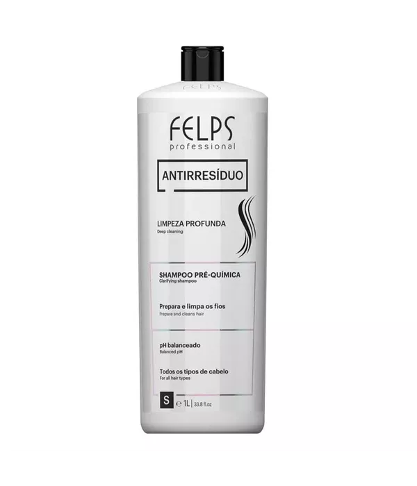Felps Shampoo Antirresíduo Limpeza Profunda 1L
