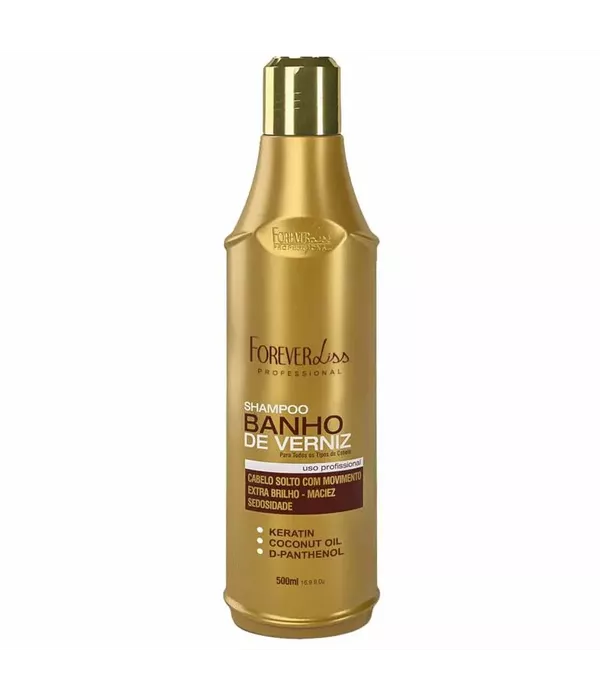 Forever Liss Shampoo Extra Brilho Banho de Verniz - Shampoo 500ml