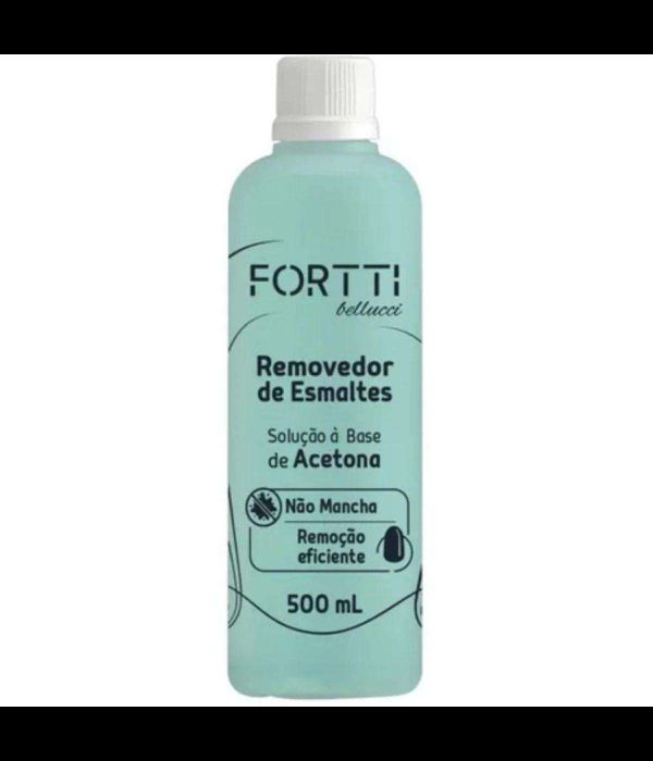  FORTTI REMOVEDOR DE ESMALTES A BASE DE ACETONa 500ML