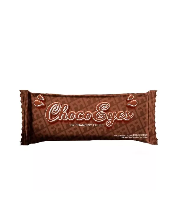  Franciny Ehlke Kit Chocoeyes Máscara de Cilios Marrom + Lápis Multifuncional