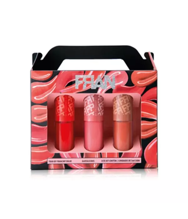 Fran Kit 3 Glosslicious 5ml cada
